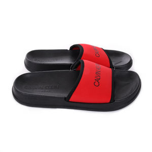 Calvin Klein dámské červené pantofle Slide